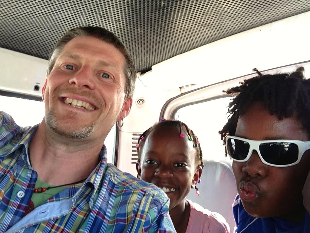 Stacey and his kids